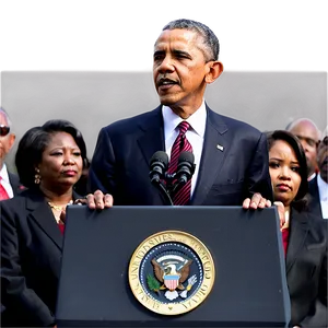 Obama Speech Png Yem PNG Image