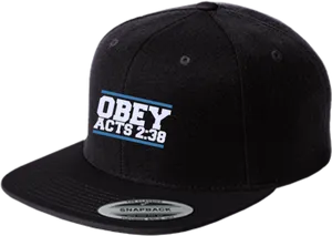 Obey Acts238 Snapback Cap PNG Image