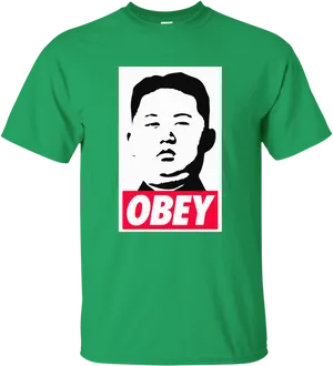 Obey Graphic Tshirt Design PNG Image