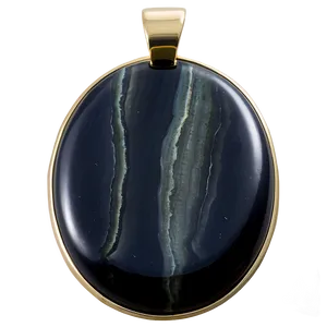 Obsidian Jewelry Pendant Png 06272024 PNG Image