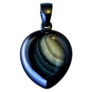 Obsidian Jewelry Pendant Png 06272024 PNG Image