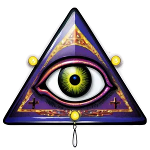 Occult All Seeing Eye Design Png Evx PNG Image