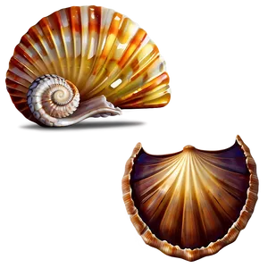 Ocean Shells Assortment Png 88 PNG Image