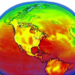 Ocean Temperature Heat Map Png Evj29 PNG Image