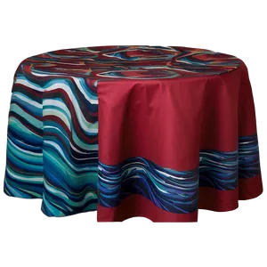 Ocean Wave Pattern Table Cloth Png 65 PNG Image