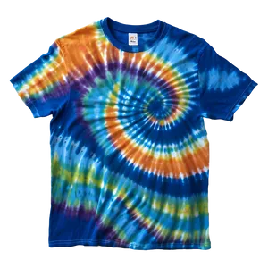 Ocean Wave Tie Dye T-shirt Png 06282024 PNG Image