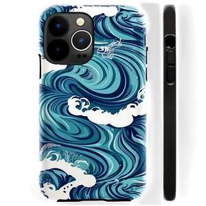 Ocean Waves Phone Case Png 06122024 PNG Image