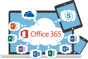 Office365 Cloud Integration PNG Image