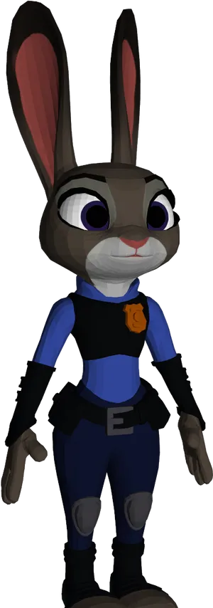 Officer Judy Hopps Zootopia Character PNG Image