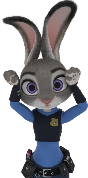 Officer Judy Hopps Zootopia PNG Image