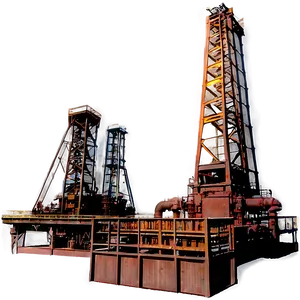 Oilfield Development Platform Png 06122024 PNG Image