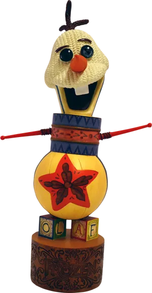 Olaf Figurine Frozen Movie PNG Image