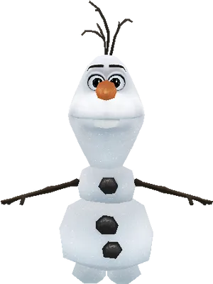 Olaf Frozen Character PNG Image