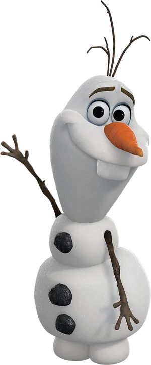 Olafthe Friendly Snowman Frozen PNG Image