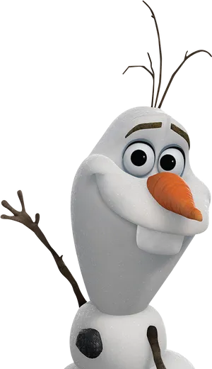 Olafthe Snowman Frozen Character PNG Image