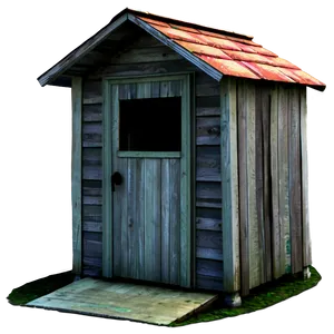 Old-fashioned Outhouse Model Png Lys PNG Image