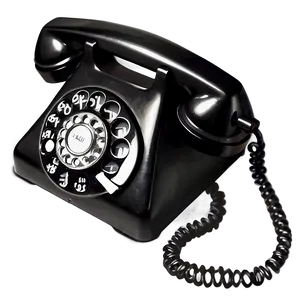 Old-fashioned Rotary Telephone Png Hlg PNG Image