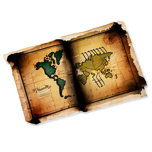 Old Map D PNG Image