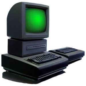 Old School 90s Computer Setup Png 48 PNG Image