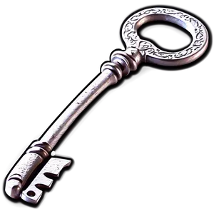 Old Skeleton Key Illustration Png Tiu3 PNG Image