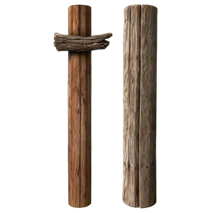 Old Wooden Pole Png Ior PNG Image