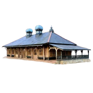 Old Wooden Train Station Png 8 PNG Image