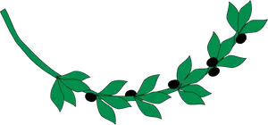 Olive Branch Graphic PNG Image