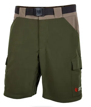 Olive Green Tactical Shorts PNG Image