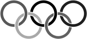 Olympic Rings Logo PNG Image