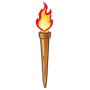 Olympic Torch Colorful Illustration Png Whf56 PNG Image