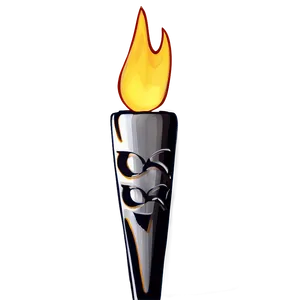 Olympic Torch Illustration Png 06272024 PNG Image