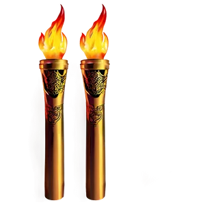 Olympic Torch In Darkness Png Tcu PNG Image