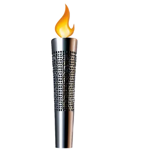 Olympic Torch With Flag Png Cgl24 PNG Image