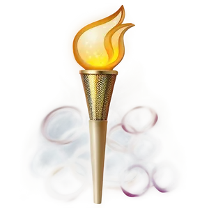 Olympic Torch With Stars Png 74 PNG Image