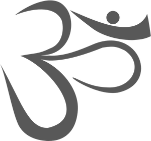 Om Symbol Black Background PNG Image