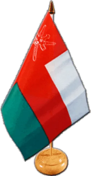 Oman Desk Flag PNG Image