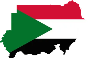 Oman Map Outlinedwith Flag Colors PNG Image