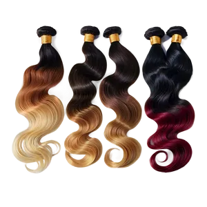 Ombre Hair Bundles Png Xfw93 PNG Image