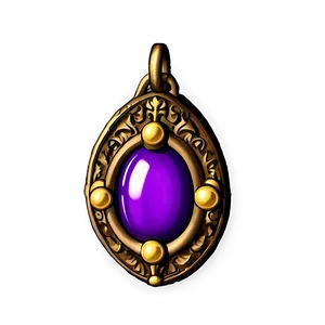 Ominous Dark Magic Amulet Png Iok2 PNG Image