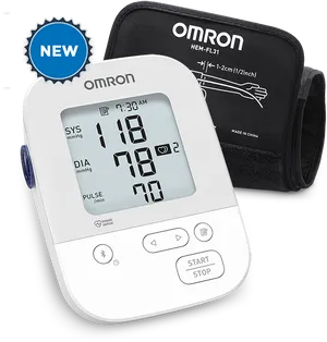 Omron Blood Pressure Monitor H E M F L31 PNG Image