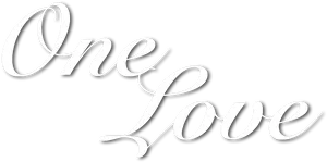 One Love Calligraphy PNG Image