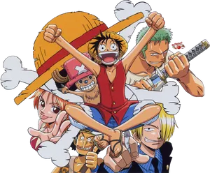 One Piece Anime Characters Sanjiand Crew PNG Image