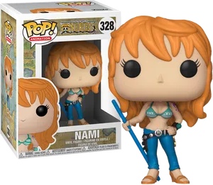 One Piece Nami Funko Pop Figure328 PNG Image