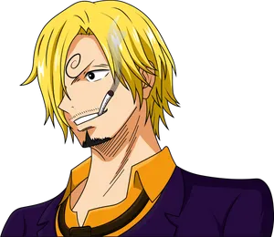 One Piece Sanji Portrait PNG Image