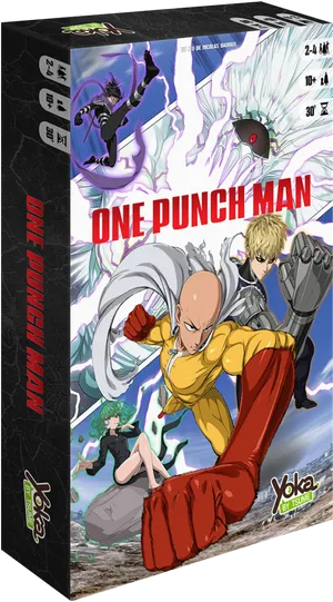 One Punch Man Board Game Cover Art PNG Image