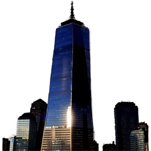 One World Trade Center Silhouette Png 06252024 PNG Image