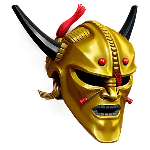 Oni Samurai Helmet Png Sgt83 PNG Image