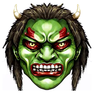 Oni With Kanabo Png 15 PNG Image