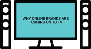 Online Brands Turning To T V Icon PNG Image