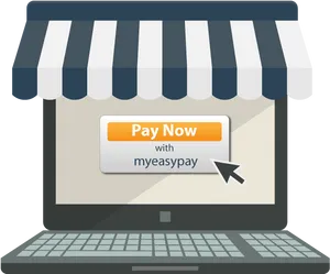 Online Payment Checkout Illustration PNG Image